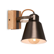 Briloner 2406-014 - Zidno reflektorsko svetlo RETRO 1xE27/40W/230V braon