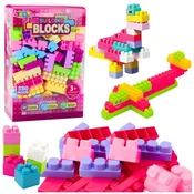 slomart LEAN TOYS Veliki gradbeni klocki v škatli, izobraževalne, pisane, 230 kosov