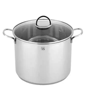 CS Kochsysteme Lonec s pokrovom iz nerjavečega jekla, 32 cm, 22,5 l, TRIER