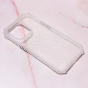 Torbica Carbon Crystal za iPhone 14 Pro 6.1 bela