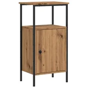 Vidaxl Nočna omarica artisan hrast 41x31x80 cm inženirski les