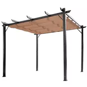 Homestar Pergola 300x400x223 cm siva nastavljiva