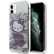 Hello Kitty IML Kitty On Bricks ovitek za iPhone 11/Xr - bela