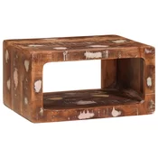 Nocni ormaric Smeda 45 x 30 x 24 cm Cvrsto drvo iz reciklaže