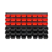 VEVOR Stenski organizator z 48 predali za shranjevanje, 95x54,2x17,2 cm, črne barve