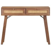 MAISON CHIC konzolna miza - miza ob steni 100x35x76 cm trden mangov les, (21786622)