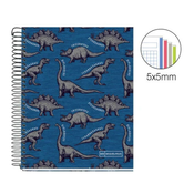 Sveska A5 140 listova karo - Wild dino ( MR46857 )
