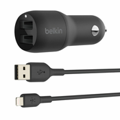 BELKIN USB-A AVTOPOLNILEC 24W