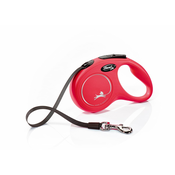 Flexi povodec New Classic S trak 5 m rdeč - Pasji povodci - Rdeča