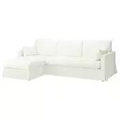 HYLTARP Trosed s lenjivcem, levo, Hallarp bela