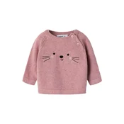 NAME IT Pulover NBFORANA nude/mauve/črna