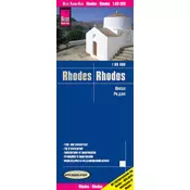 world mapping Project Reise Know-How Landkarte Rhodos (1:80.000)