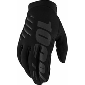 100% Brisker rokavice Black M