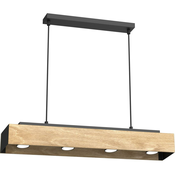 Luster na sajli MAISON 4xGU10/8W/230V braon/hrast