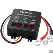 Qoltec 24V napetostni uravnoteževalec za 2 x 12V akumulatorja | 5A | AGM GEL LiFePO4 | LED