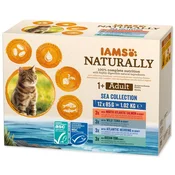 IAMS Naturally Adult Sea Collection 12 x 85 g