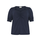 KAFFE CURVE Majica Sissy marine