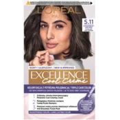 940110 Barva za lase LOréal Excellence Col Creme 5.11 Ultra pepelnato svetlo rjava