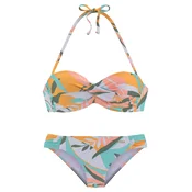 SUNSEEKER Bikini svetlo modra/majnica/oranžna