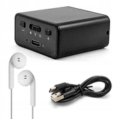 shumee Digital Spy Snemalnik zvoka HD Miniature 32GB Powerbank 200h HD 1536kbps