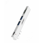 Andowl HUB Macbook Pro/Air TYPE-C v 2xUSB 3.1, 2x SD/TF Čitalec Kartic Pretvornik