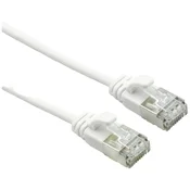 ROLINE Roline 21.15.1700 RJ45 omrežni kabel\, Patch kabel CAT 6a F/UTP 0.50 m bela 1 kos, (20425722)