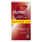 Kondomi Durex Feel Ultra Thin - Ultra Life (2x10 kosov)