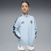 Puma Manchester City KING Anthem Jacket Youth, Blue, Size 9-10Y, Clothing