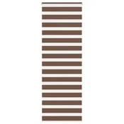 Zebra zavjesa smeda 70x230 cm širina tkanine 65,9 cm poliester