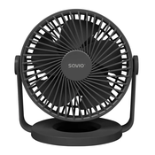 savio USB namizni akumulatorski ventilator 5W 1200 mAh, (21265996)