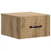 vidaXL Stenski nočni omarici Artisan hrast 34,5 x 33 x 20 cm
