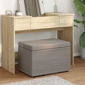 vidaXL Stolica Taupe 60 x 40 x 40 cm Tkanina in obdelano les