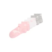 PUMA Nogavice pegasto siva/rosé/bela
