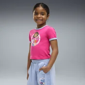 PUMA x DORA THE EXPLORER Slim Ringer Tee Kids, Clothing, Pink Opal, 4-5Y