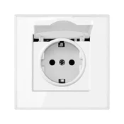 SmartHome Uticnica sa poklopcem, Vodootporna, 16A, Bela