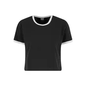Urban Classics Majica črna/bela