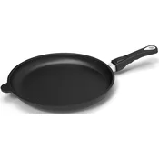 Plitka tava s mobilnom ruckom AMT - 32 cm, crna