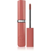 L’Oréal Paris Infaillible Laque Resistance dolgoobstojna tekoča šminka ki dodaja hidracijo in sijaj odtenek 213 Smoked Rose 4.3 ml