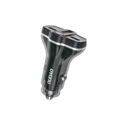DUDAO Avtomobilski polnilnik R78 78 W USB-C PD / 2xUSB-A QC – črn