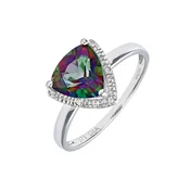 DIAMANT LETERNEL Prstan srebrna