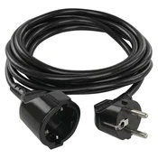 Podaljšek 3 m/1 vtičnica/črn/PVC/1,5 mm2