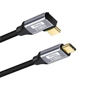 INF Desni kotni Type-C na Type-C kabel PD 100W z E-Marker 2 m, (5000276723)