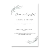 Personal Vabilo- Rosemary Izberite količino: 11 kos - 30 kos