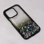 Torbica Frame Glitter za iPhone 14 Pro 6.1 crna