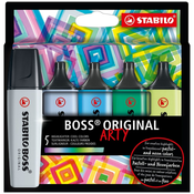 Set tekst markera Stabilo Arty - Boss Original, 5 komada, hladne boje