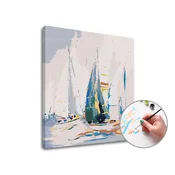 Slikanje po številkah HOPE STORY | nizka težavnost - 50x50 cm - raztegnjeno platno na okvirju