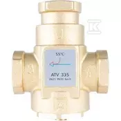 slomart Temperaturni regulacijski ventil ATV 335, DN25, Rp 1 inch, kvs 9, 55°C