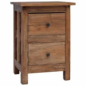 Vidaxl Nočna omarica trden mahagonij 40x30x51 cm