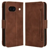 GS Ovitek za Google Pixel 8A, reža za kartico, rjav