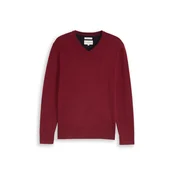 TOM TAILOR Pulover bordo